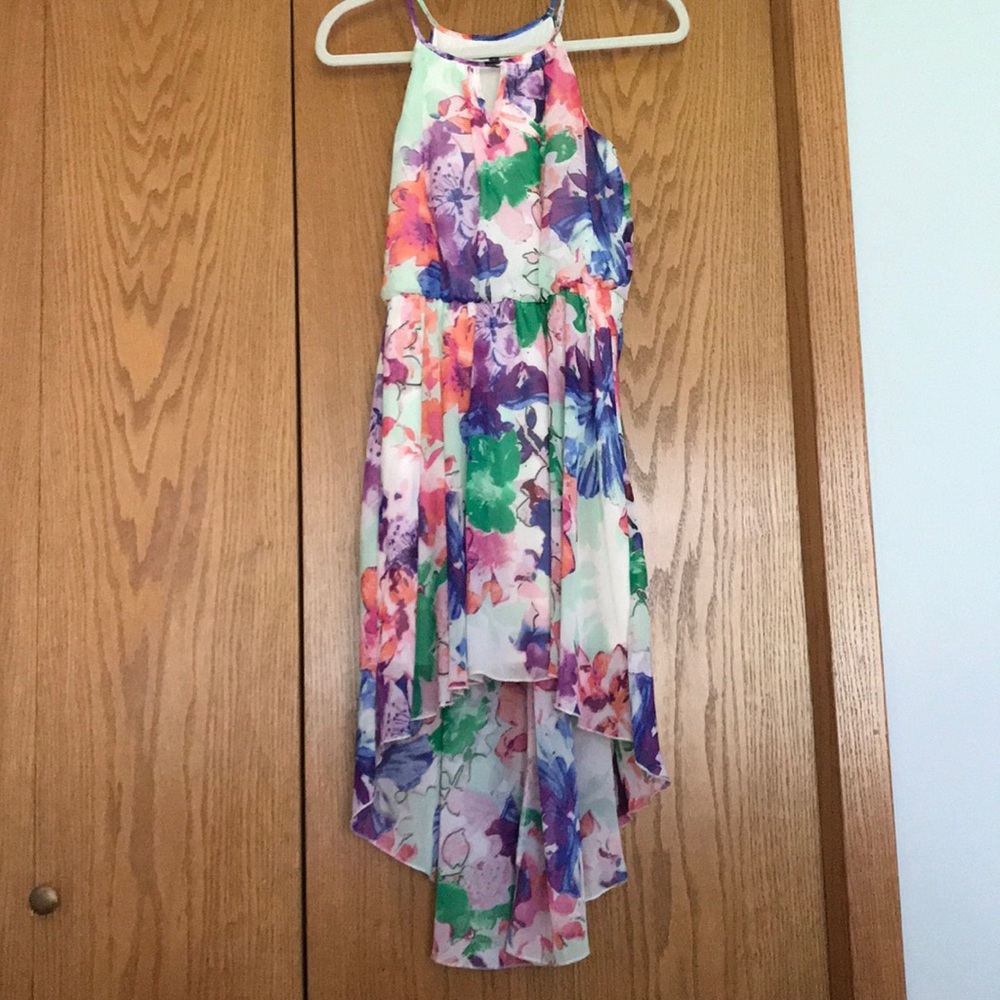2/$15 Floral High Low Dress